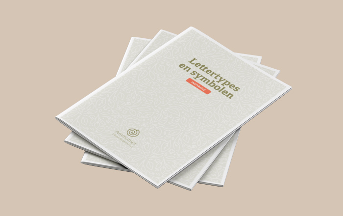 Voorbeelden lettertypes en symbolen voor rouwkaart